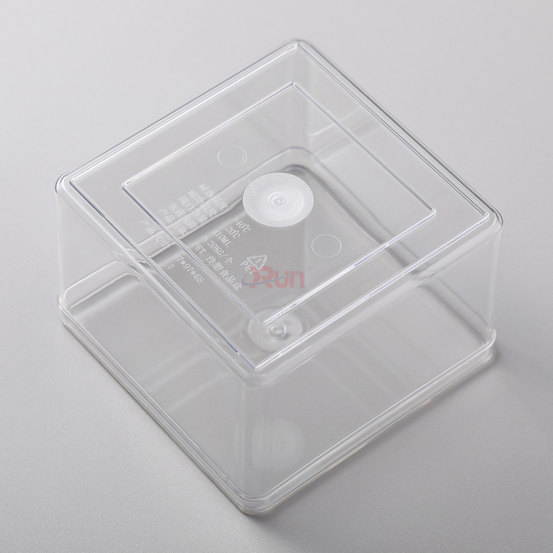 Our jars for sweets are a reliable square plastic boxes and a great Transparent pet food containers option, perfect for packaging for biscuits.